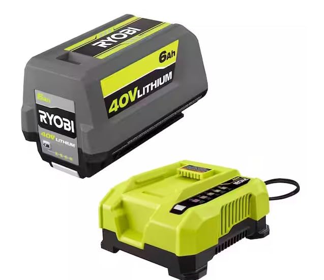 40V Lithium-ION 6.0 AH Battery and Rapid Charger X480717