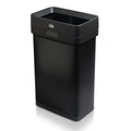 Slim Open Top Stainless Steel Trash Can, Matte Black, 13 Gal / 50L H153