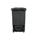 48 Gallon Garbage Cans Trash Cans With 2 Wheels And Lid Heavy Duty N2258