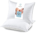 White 2 Pack King Size Down Alternative Bed Pillows U19319
