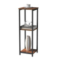 10" Wide Square 3-Tier Drink Table with Adjustable Feet H851444