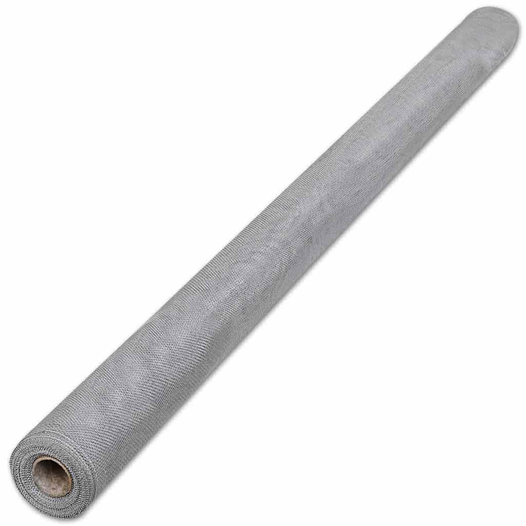 Aluminum Mesh Screen 39.4x196.9 Inch Silver Mesh Roll K8641