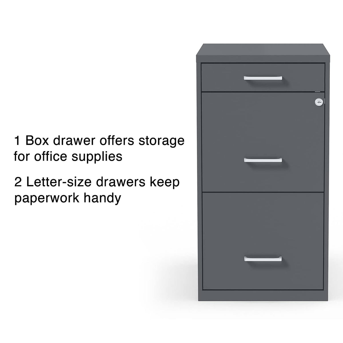 3 Drawer Letter Size Lockable File Cabinet X547345