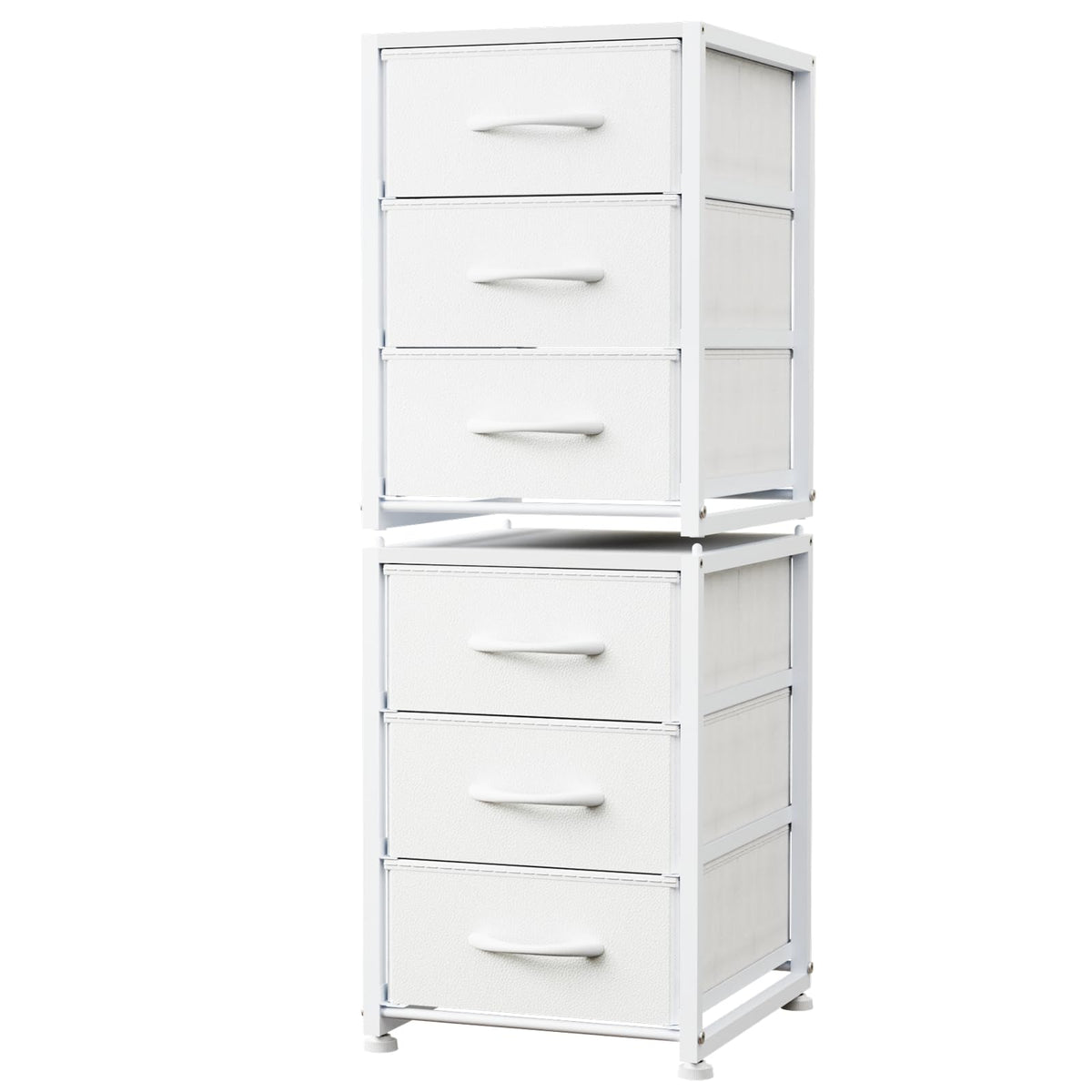 2-Pack Stackable 3-Tier Fabric Storage Drawers M254