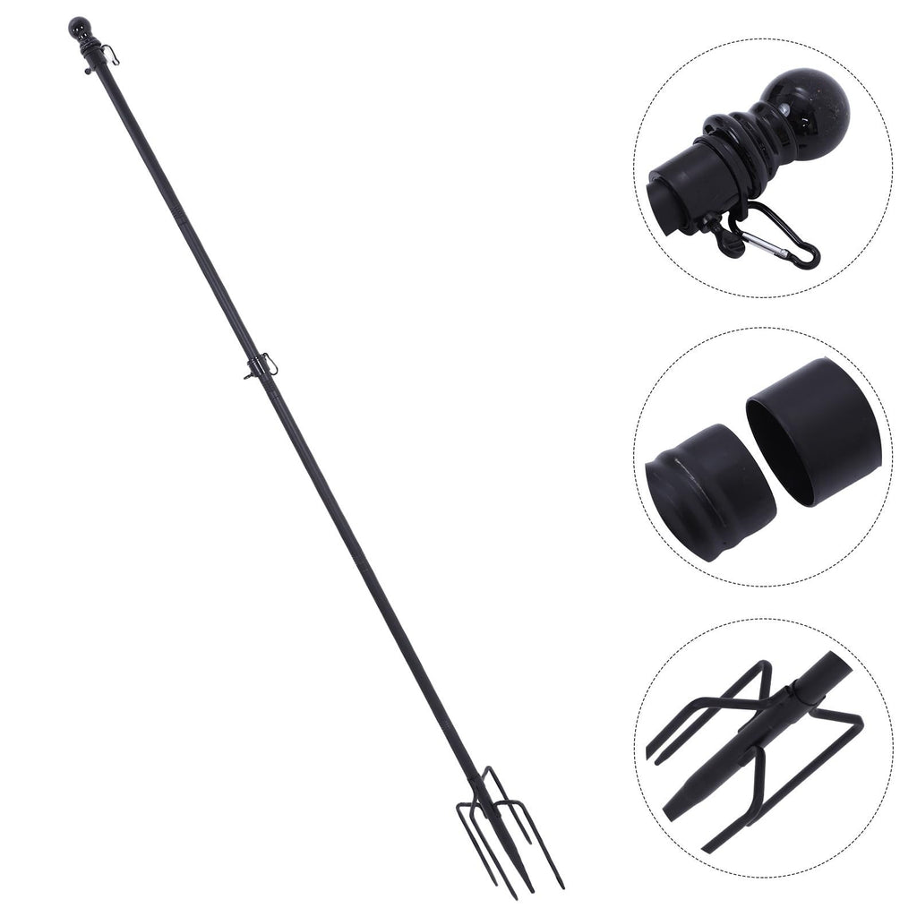 Stainless Steel Flag Pole Holder with 5 Prongs N903589