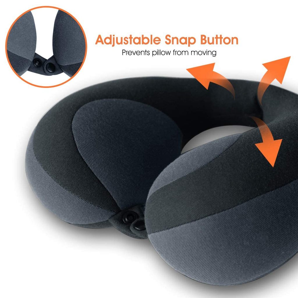 Kids Travel Neck Pillow Black W412383
