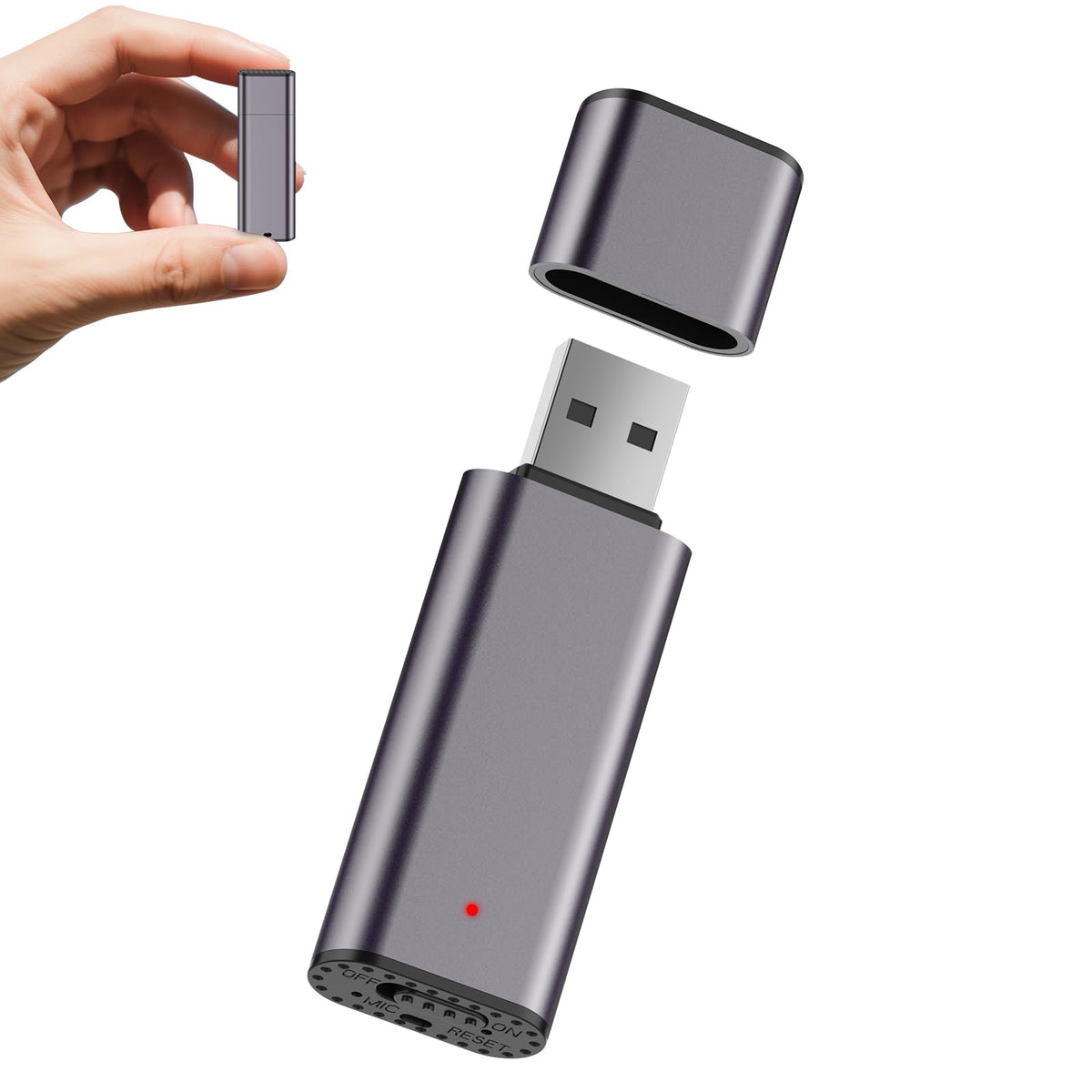 64GB Voice Activated Digital Voice Recorder with Noise Reduction A55089