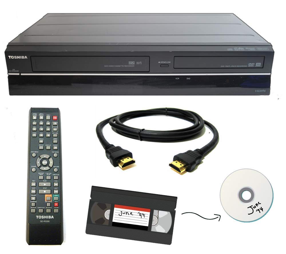 VHS to DVD Recorder VCR Combo with Remote P28250