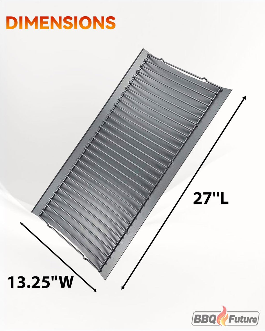27 inch Porcelain-coated Steel Ash Pan with 2pcs Fire Grate Hanger G24956