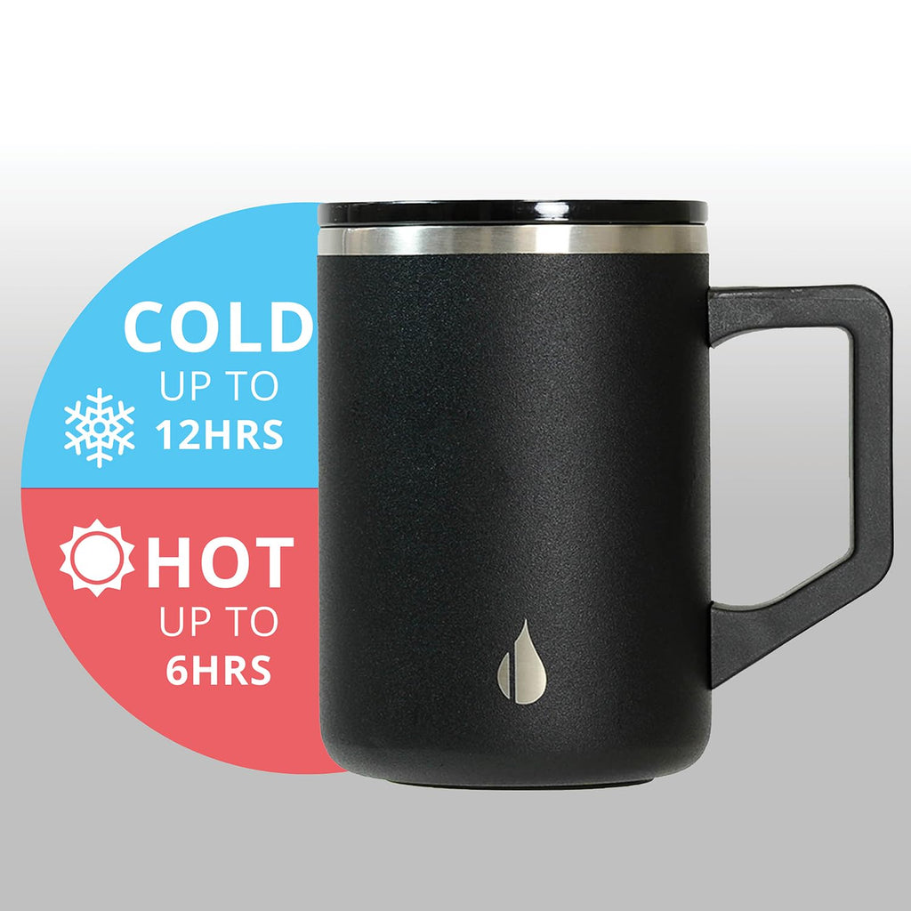 16oz Insulated Stainless Steel Coffee Mug with Lid J8134