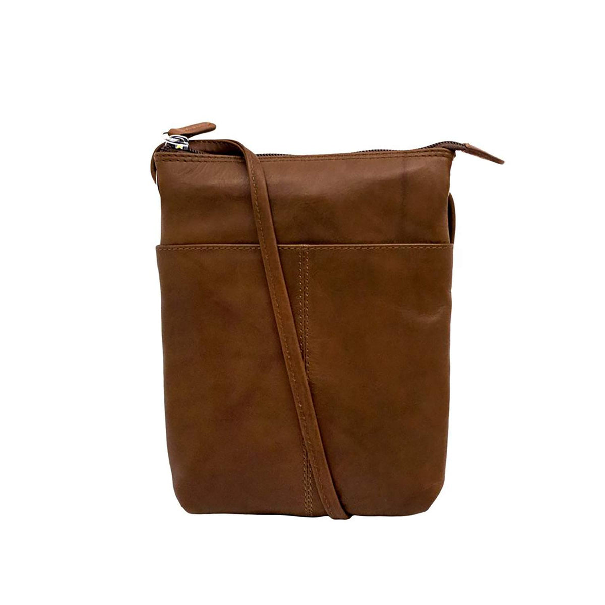 Leather Mini Crossbody Bag with RFID Blocking D79002