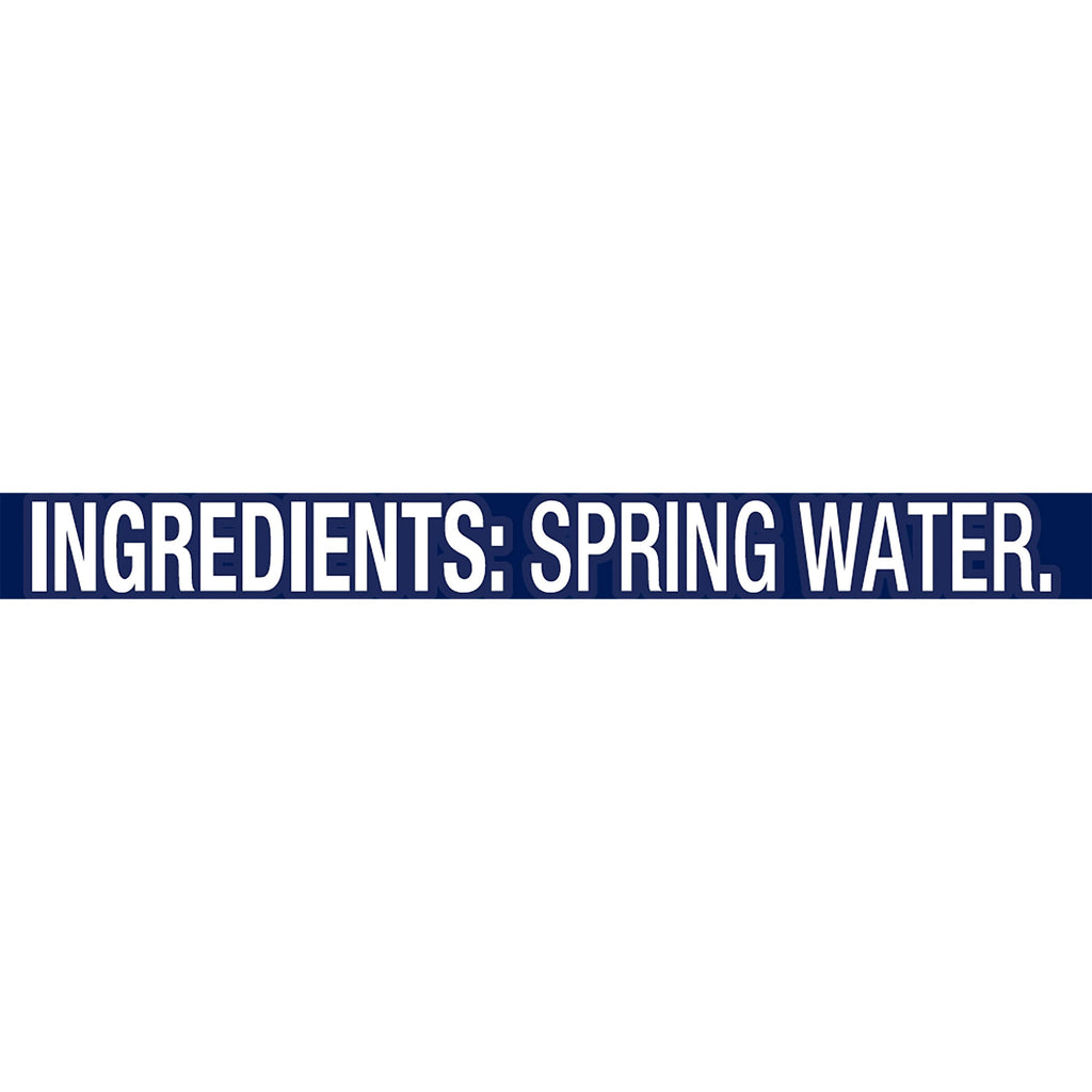 100% Natural Spring Water 16.9 fl oz 24 Pack F481523