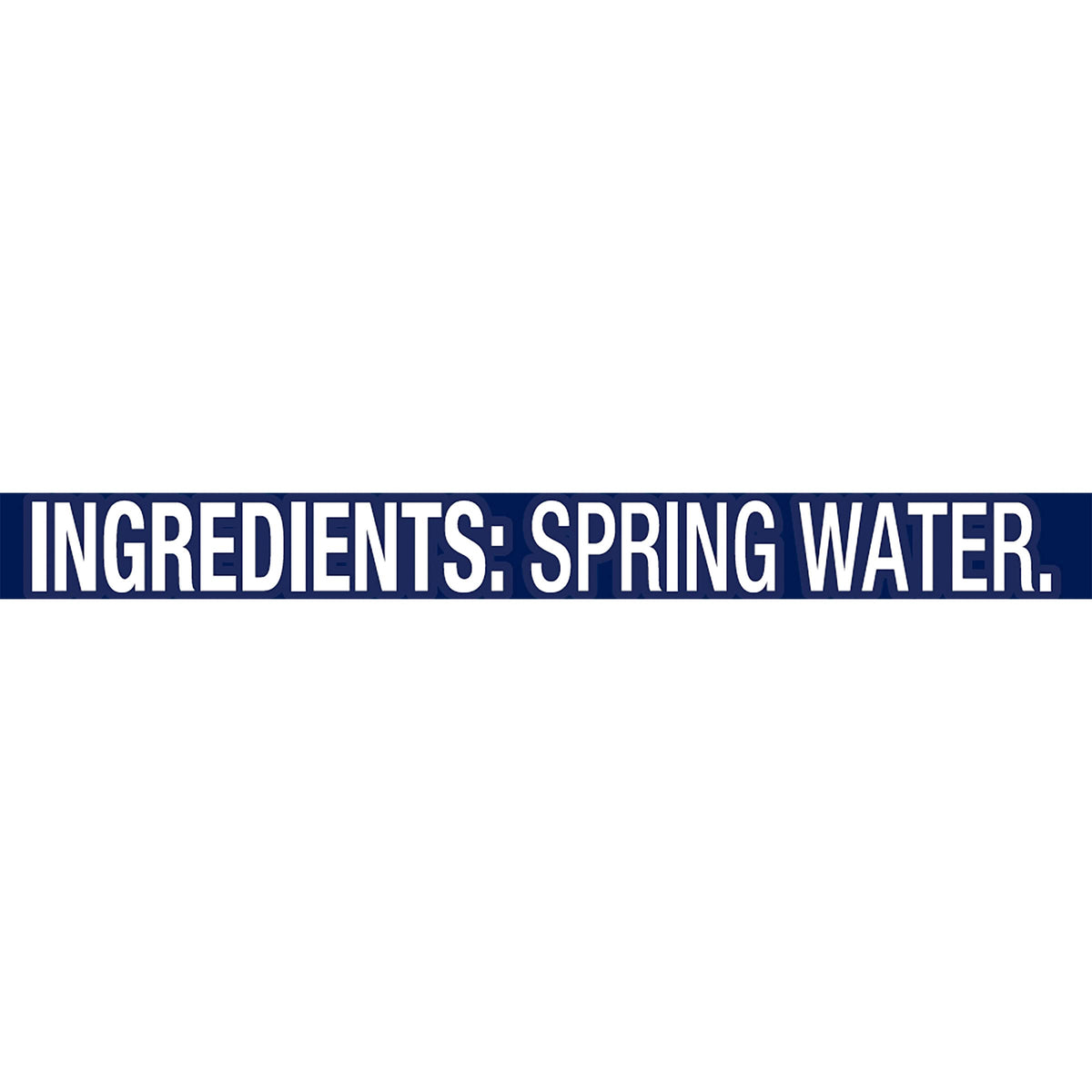100% Natural Spring Water 16.9 fl oz 24 Pack F481523