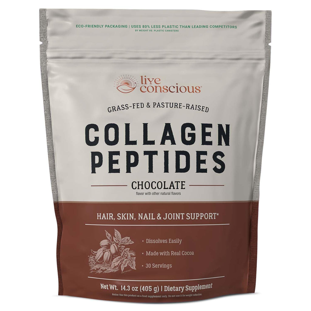 Chocolate Collagen Peptides Powder 15oz I3547