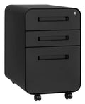 3 Drawer Black Metal File Cabinet with Lock C59026