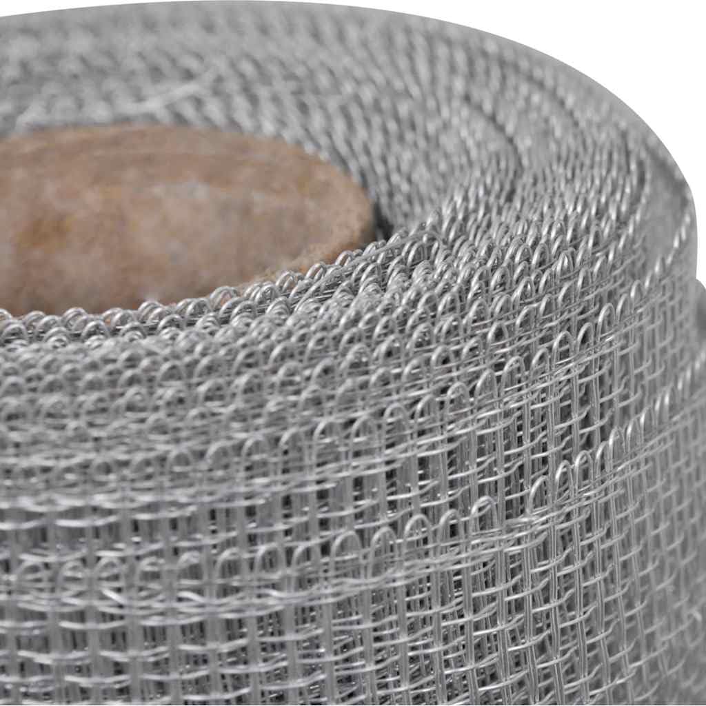 Aluminum Mesh Screen 39.4x196.9 Inch Silver Mesh Roll K8641
