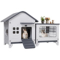 Plastic Rabbit Cage with Run Q233