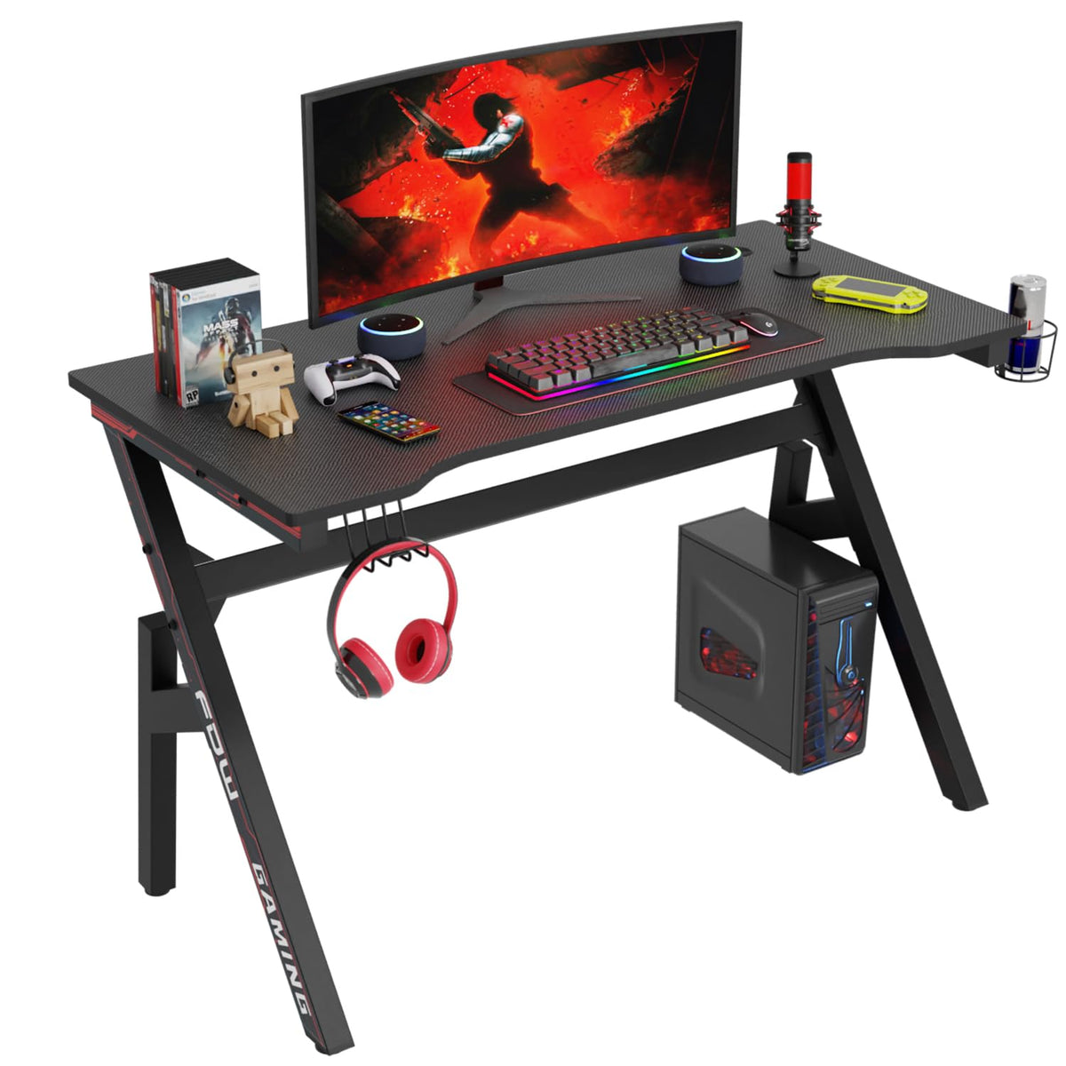 47" R-Shaped Gaming Table K94150