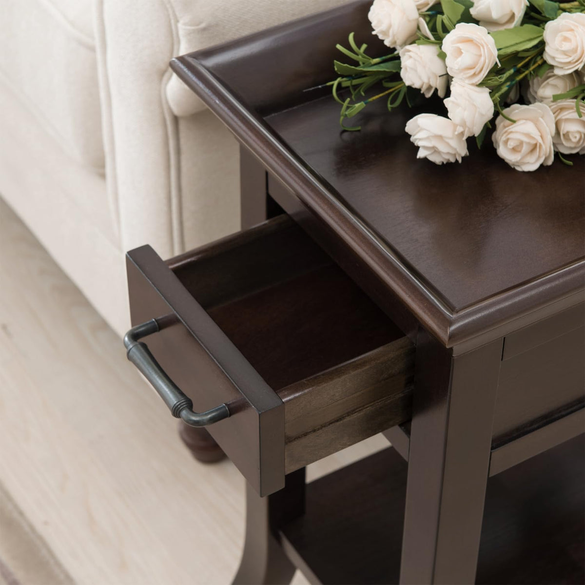 Chocolate Cherry End Table N604066