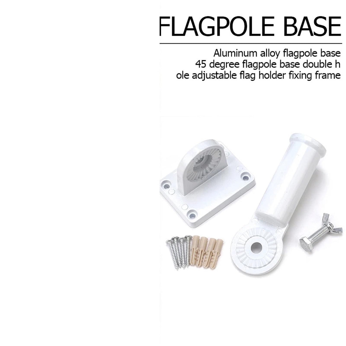 Aluminum Adjustable Wall Mounted Flag Holder U422