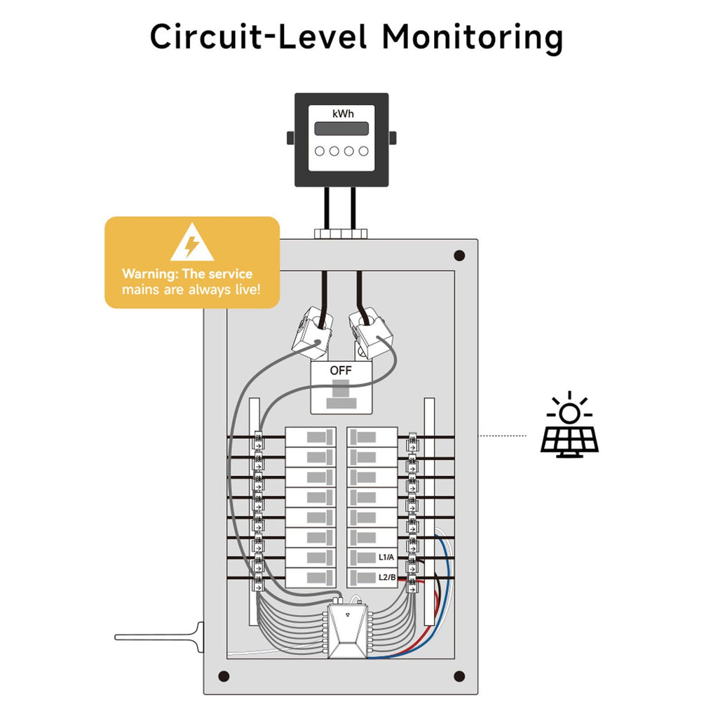3 Phase 4 Wire Wi Fi Real Time Electricity Usage Monitor R1935
