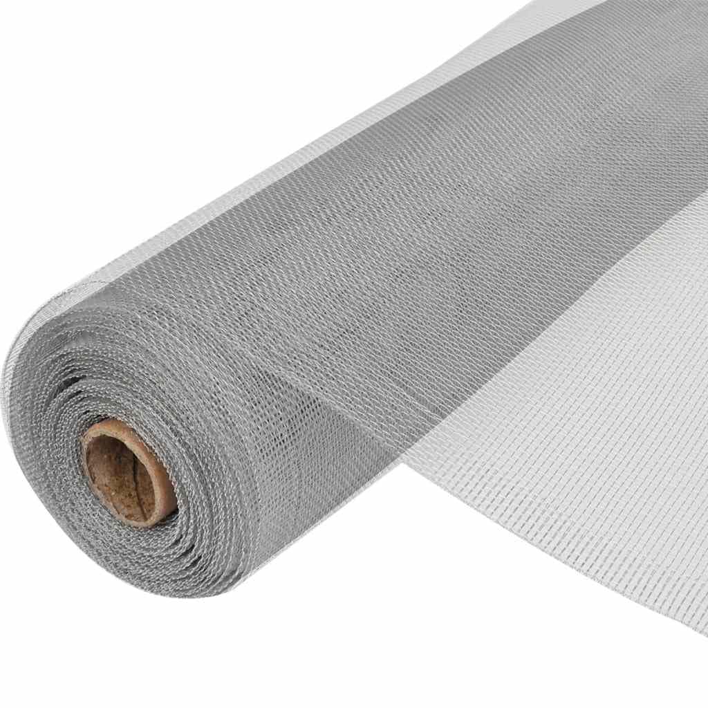 Aluminum Mesh Screen 39.4x196.9 Inch Silver Mesh Roll K8641
