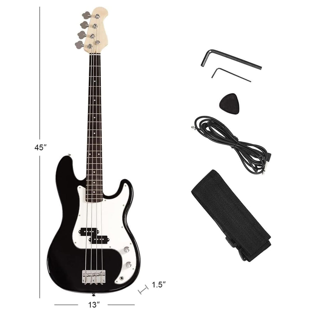 Full Size 4 String Electric Bass Guitar with Bag O16938