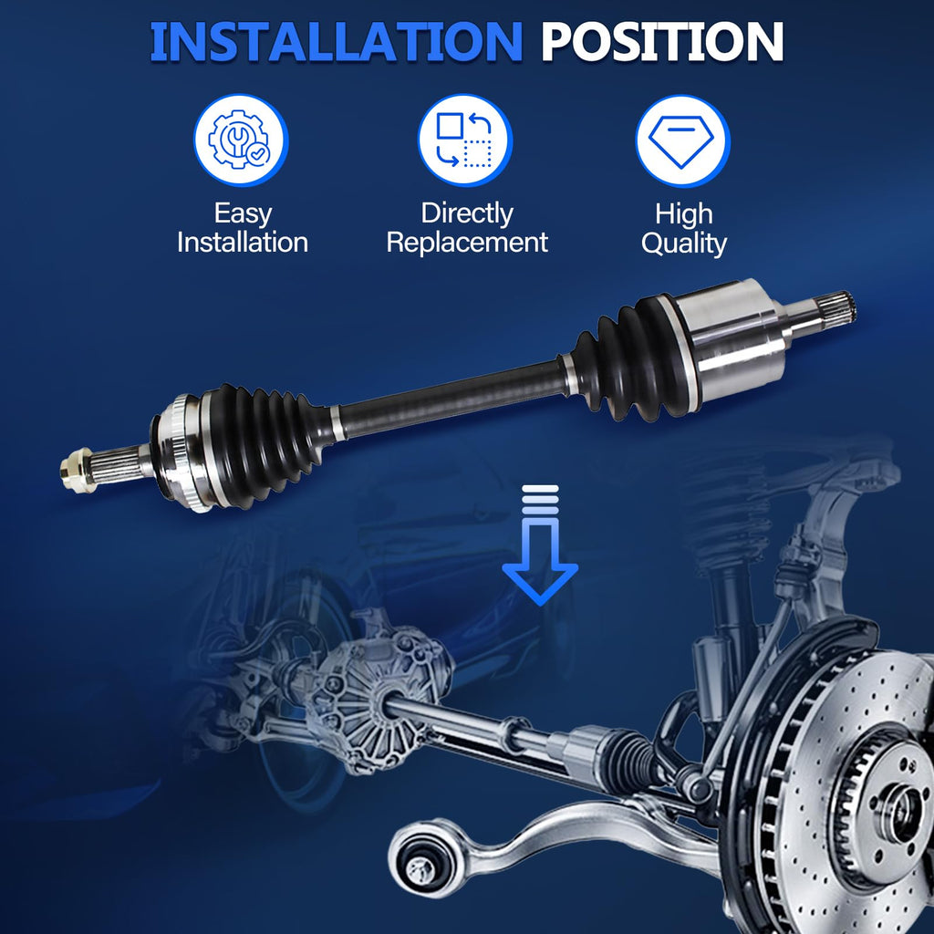 CV Axle Joint Assembly Front A782