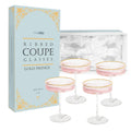 Champagne Coupe Glasses Set of 4 D9555