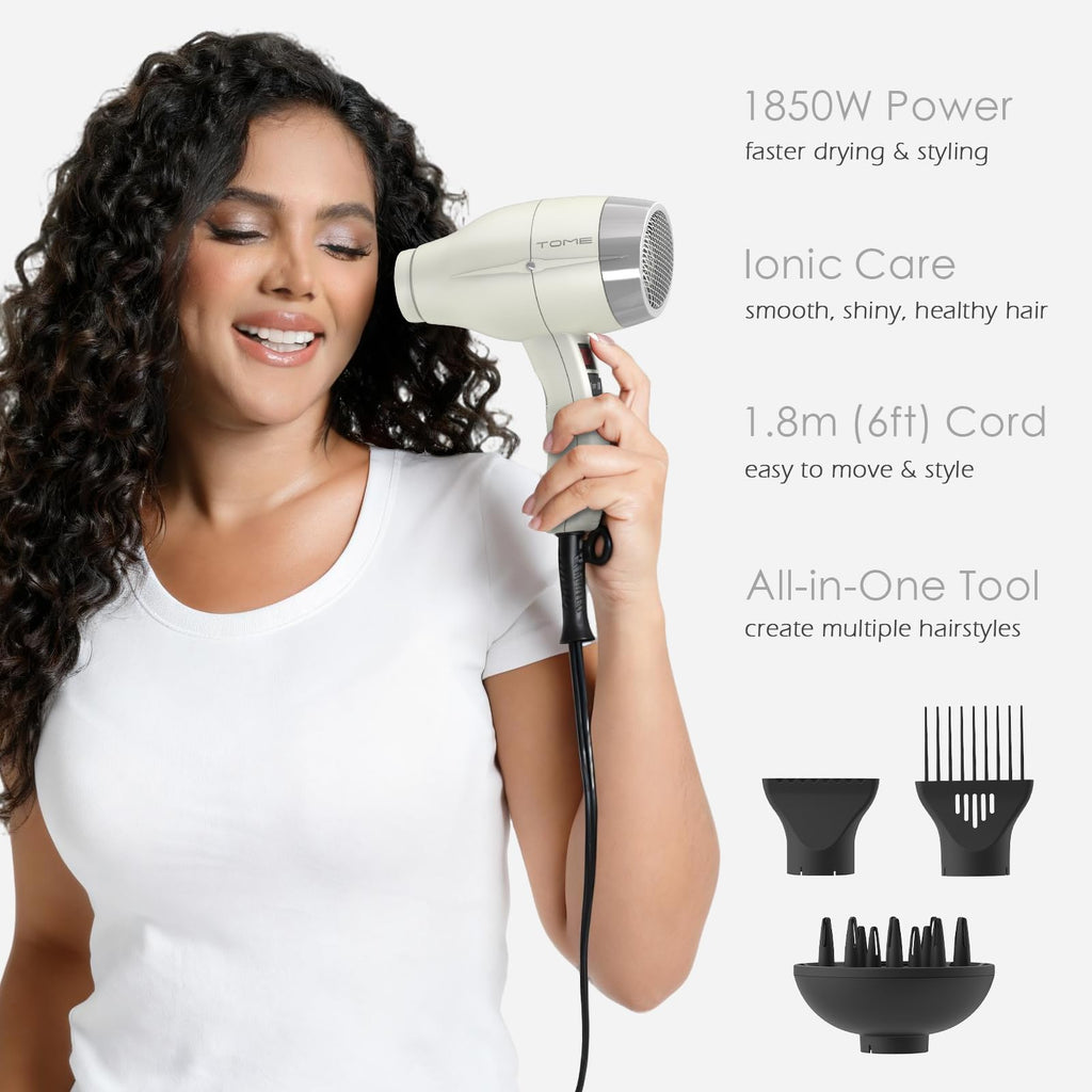 1875W Ionic Hair Dryer with Diffuser D822289