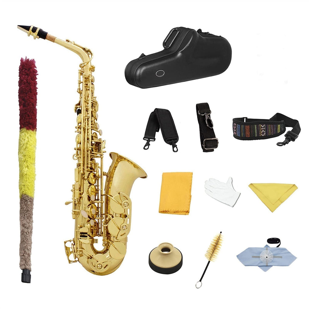 Golden E Flat Alto Saxophone Set U335980
