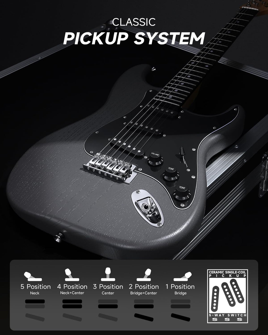 39” Electric Guitar Kit with Amp H594223