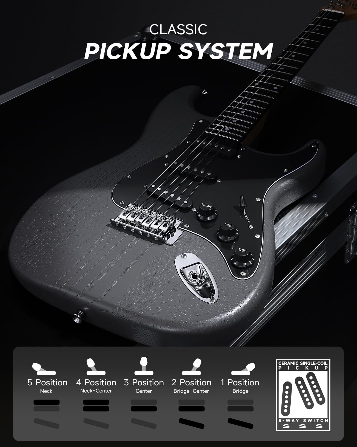 39” Electric Guitar Kit with Amp H594223