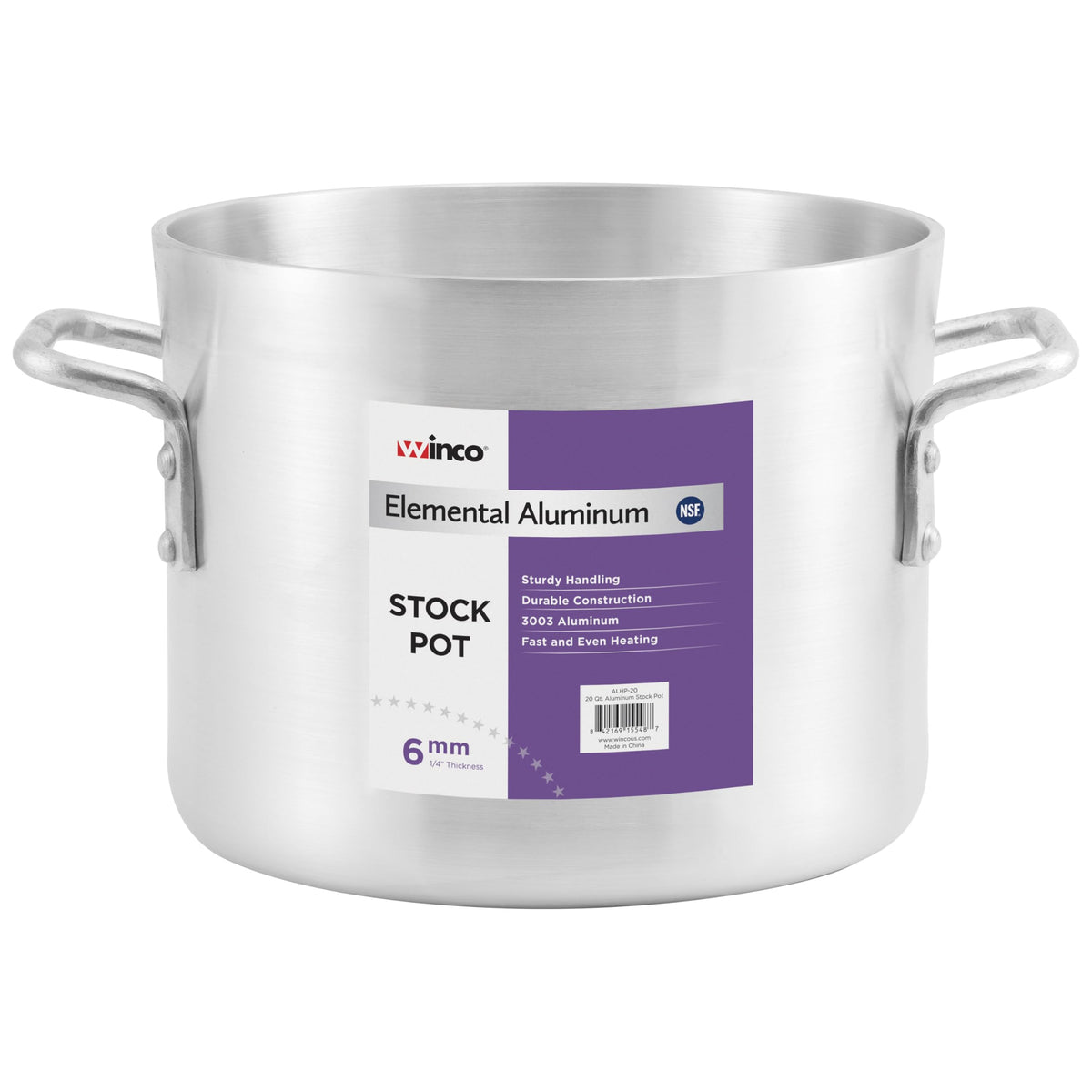 6.0mm Aluminum Stock Pot, 40-Quart T6146