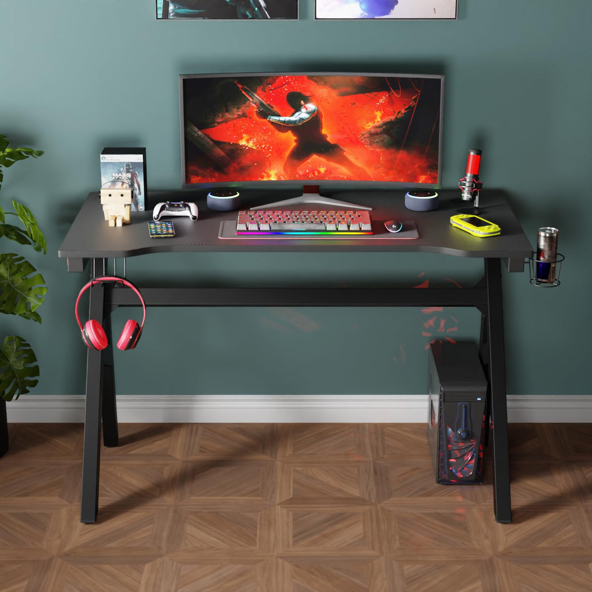 47" R-Shaped Gaming Table K94150