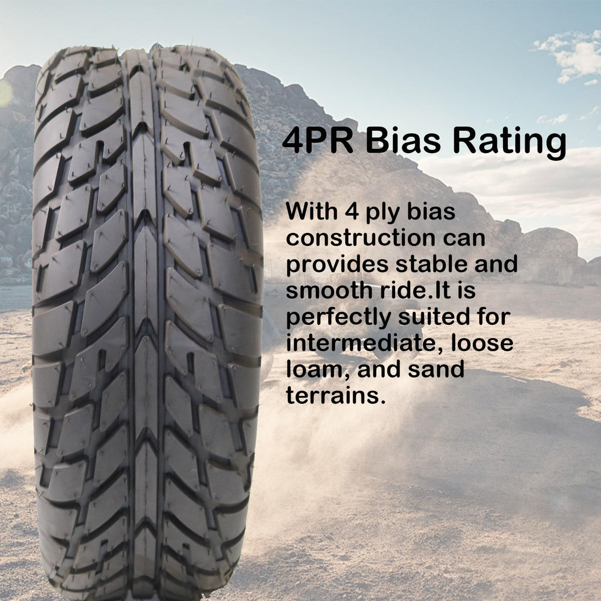 19x7-8 Set of 2 All Terrain Tubeless ATV Tires M21931