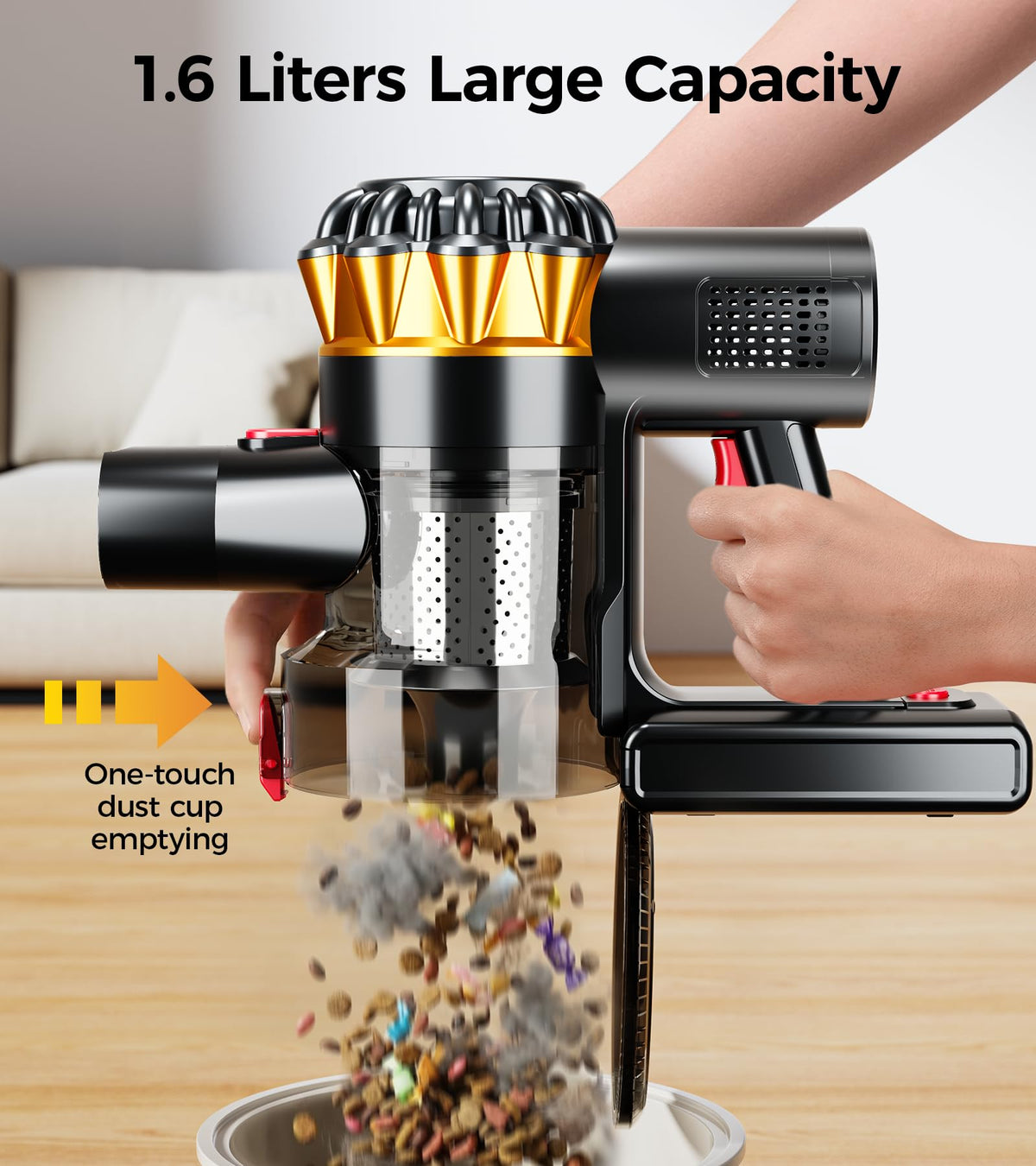 600W 50KPA 65Mins Cordless Stick Vacuum Cleaner I909