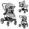 2-in-1 Convertible Bassinet Reclining Stroller A438146