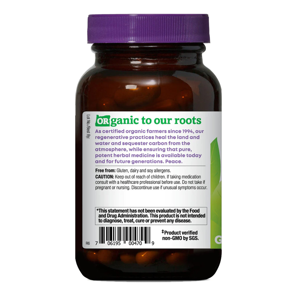 Organic Ashwagandha Ginkgo Vegan Capsules 90 Count I44245