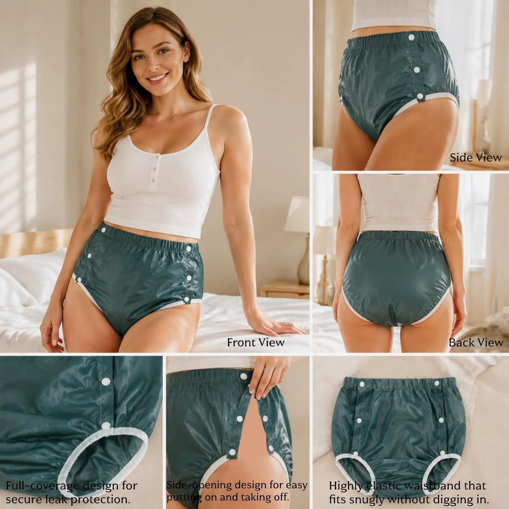 TPU Snap-on Washable Reusable Incontinence Pants V34749