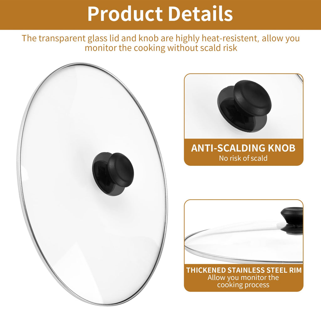 Oval Glass Lid 7 Quart Slow Cooker O129