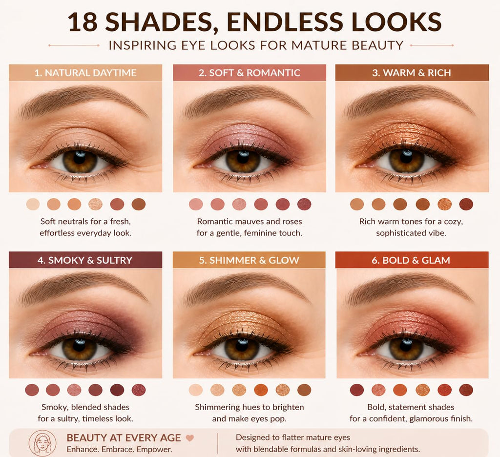 18 Color Natural Eyeshadow Palette A501853