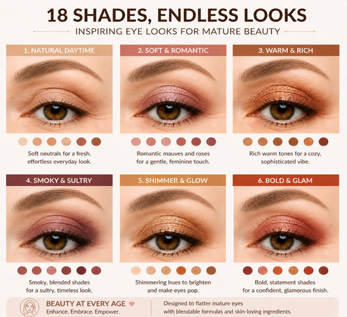 18 Color Natural Eyeshadow Palette A501853