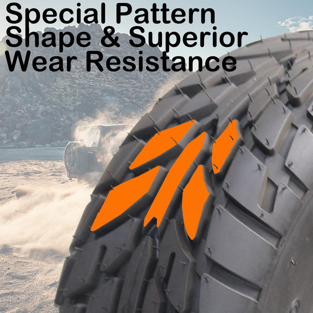 19x7-8 Set of 2 All Terrain Tubeless ATV Tires M21931