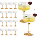 24 Pcs 9 Oz Champagne Martini Glasses Set Z855596