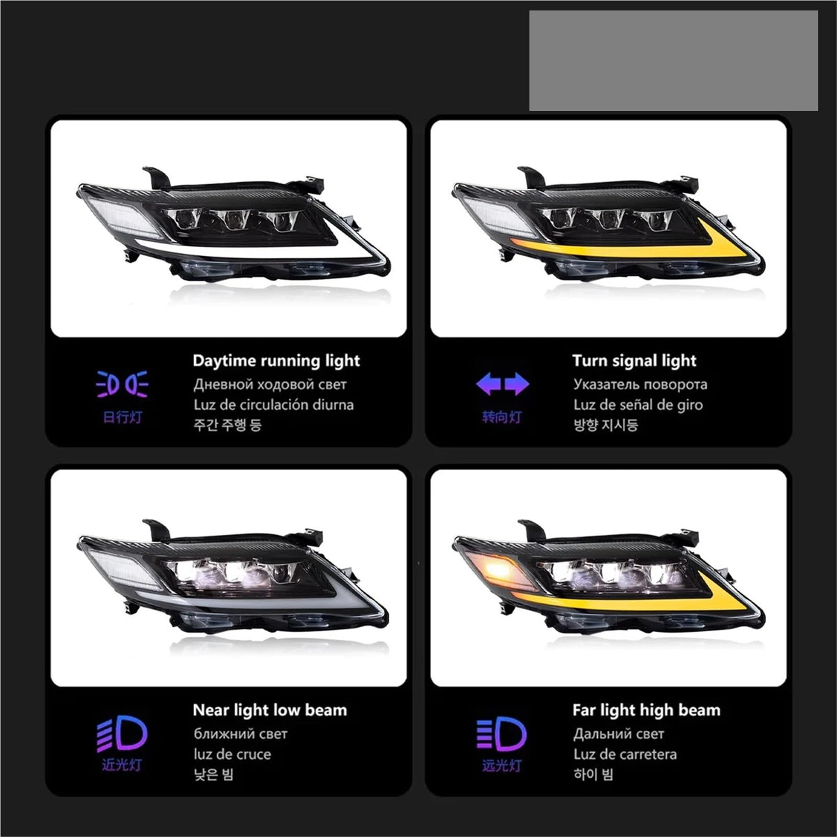 Toyota Camry LED Headlight Q63615