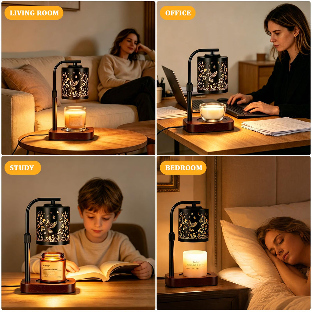 Candle Warmer Lamp with Timer & Dimmer W68870