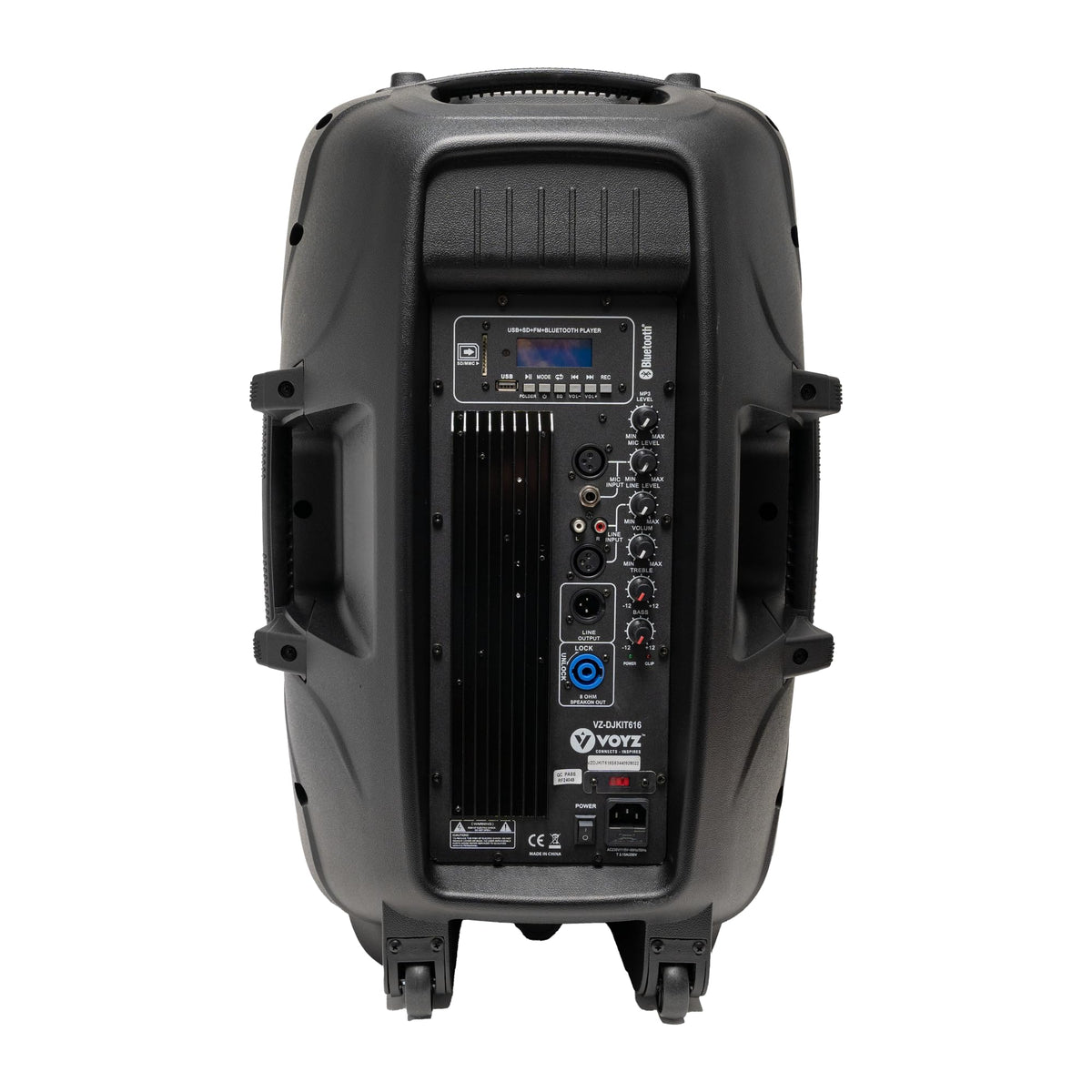 2000 Watt Bluetooth Portable Speaker with Wireless Microphone N828383