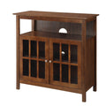 Espresso TV Stand with Shelves W400