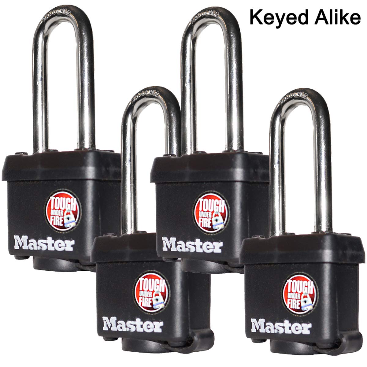 Keyed Alike Padlocks with Thermoplastic Coating R259